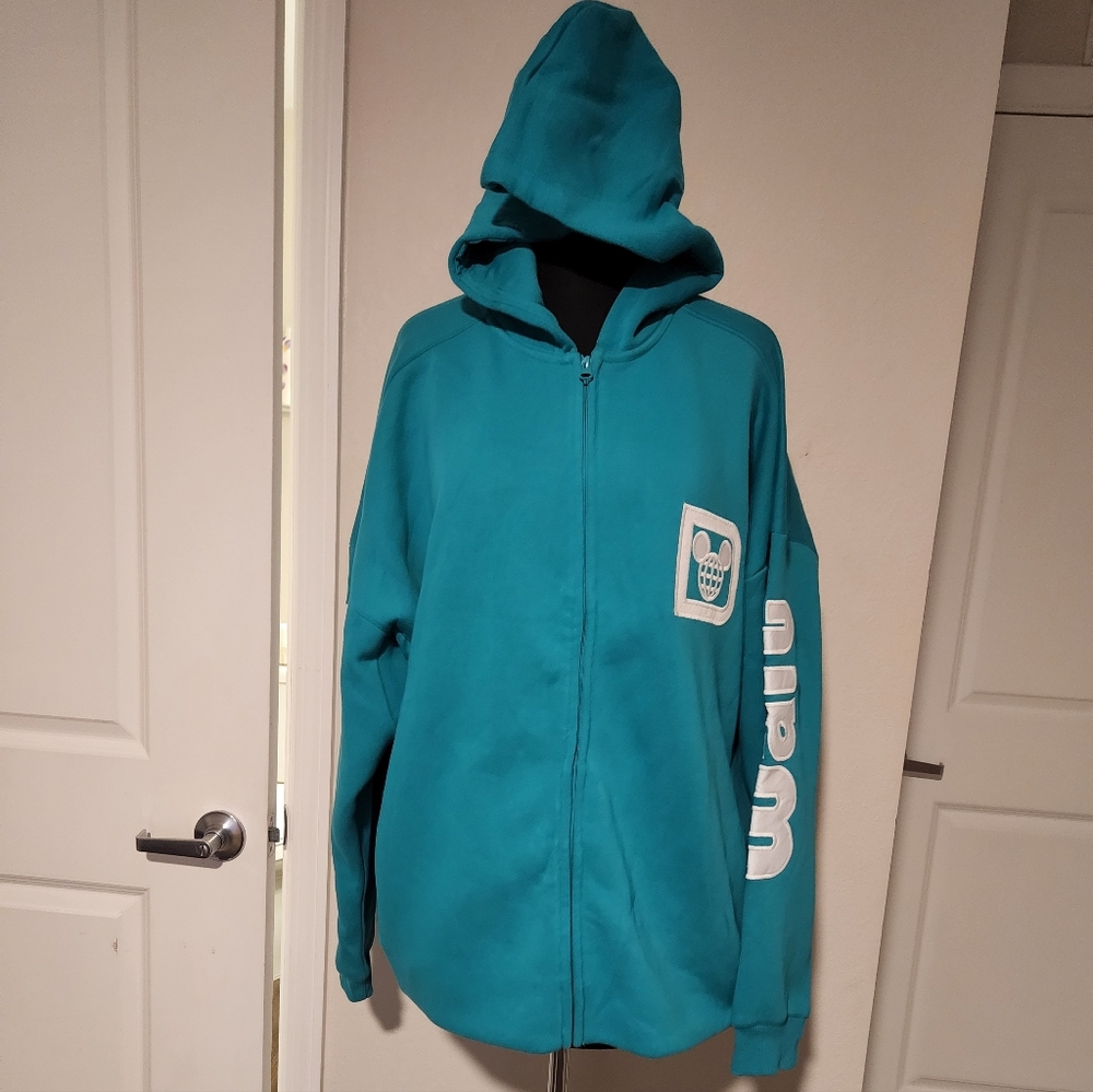 Disney Teal Hoodie with Logo